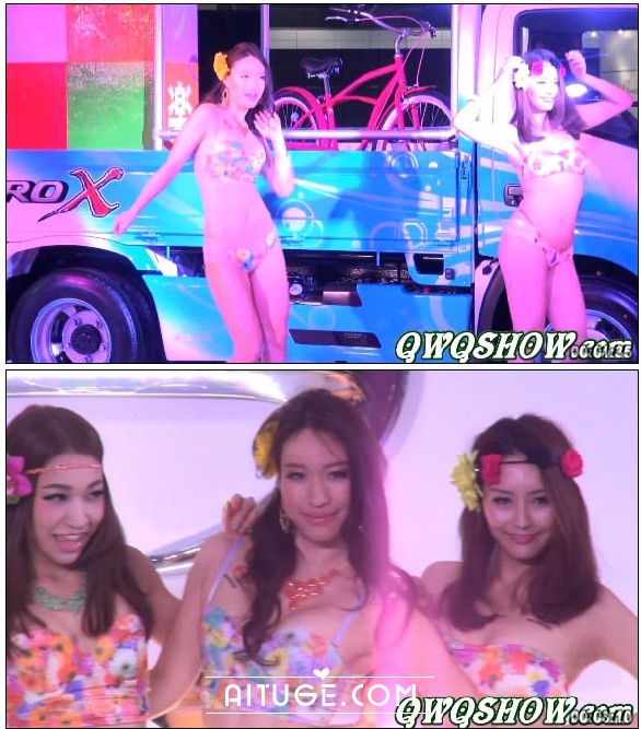 [动感小站] 2014.03.03 [Tokyo Auto Salon 2014]HINO Sexy Dancer Show(2) [WMV/349MB]