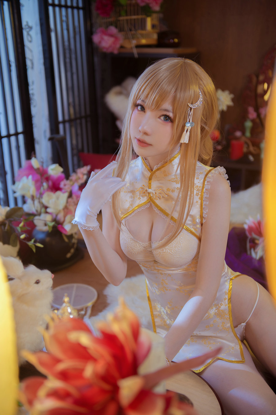 大胸萌妹妖少you1 - 宝钗 [15P-48MB]